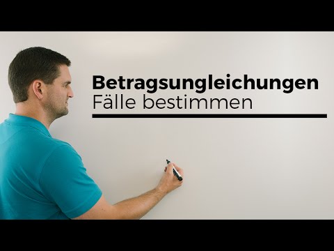 Betragsungleichungen, Fälle bestimmt, jetzt lösen, Ungleichungen | Mathe by Daniel Jung