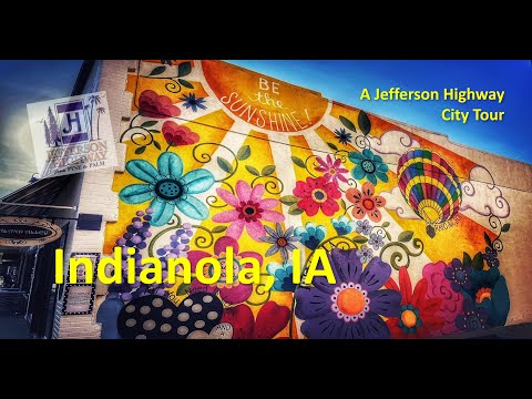 Indianola, IA  |  A 4K Jefferson Highway City Walking Tour