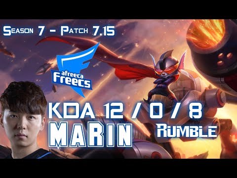AFs MaRin RUMBLE vs JAYCE Top - Patch 7.15 KR Ranked