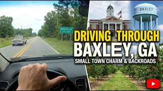 Driving through Baxley, Georgia