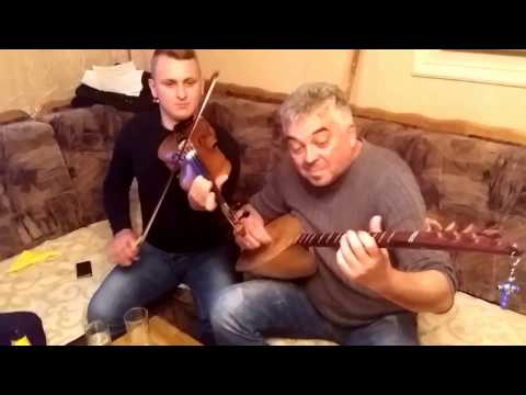 Nemanja i Macak  // Jedno jutro // proba kod Slavena.2017