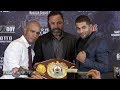 MIGUEL COTTO VS. SADAM ALI FULL KICKOFF PRESS CONFERENCE & FACE OFF VIDEO
