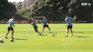 Entrenamiento del 17/6 en Belo Horizonte