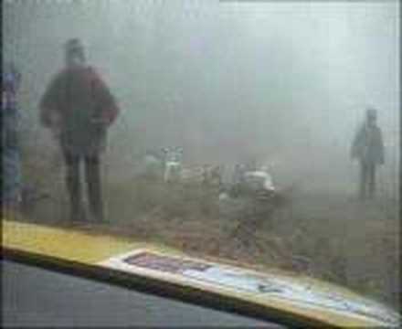 Łukasz Sztuka crash - Elmot Rally 2001
