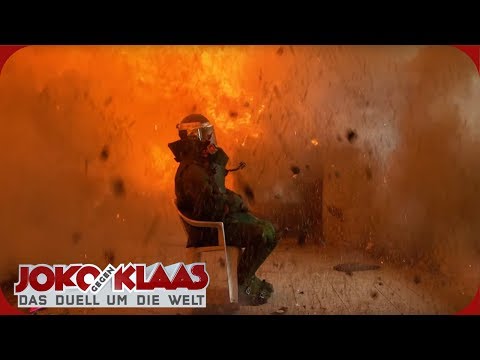 Poland: House bombing in a bombsuit | Joko vs. Klaas - The Duel for the World | ProSieben