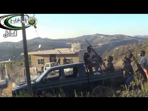 التصدي للطيران الحربي من قبل ألوية أحفاد الرسول في ريف اللاذقية