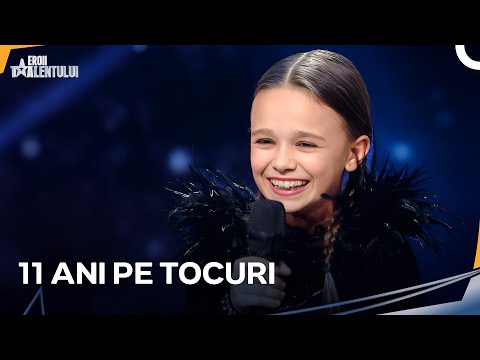 11 Ani, Pantofi Cu Toc Şi Un Dans Care a Lăsat Pe Toți Fără Cuvinte! | Romanii au Talent