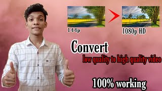 Download lagu How to convert low quality video to 1080p HD ||Using  phone mp3