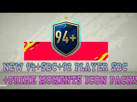 FIFA 20 - NEW 94 + TOTSSF GUARANTEED SBC 92+ SBC + PRIME MOMENTS ICON SBC!!!