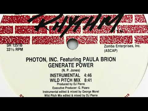 Photon, Inc. feat. Paula Brion • Generate Power (Instrumental) (1991)
