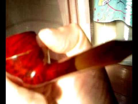 ADz Pipes 5 - Duncan  Cherry Bent with Lucite stem.