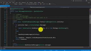 Working With Bot Framework - Part Two