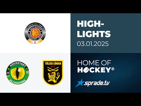 03.01.2025 - Highlights - Höchstadter EC vs. Tölzer Löwen