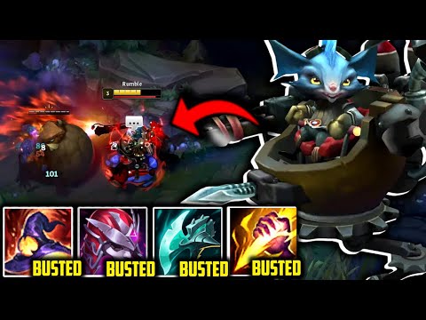 5x BETTER THAN RUMBLE MID OR TOP... (EASY RUMBLE JUNGLE CARRY GUIDE👌) - League of Legends