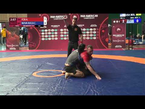 Round 3 Men's GP No-Gi - 84 kg: A. FOX (USA) v. C. NOVA ROCA (BOL)