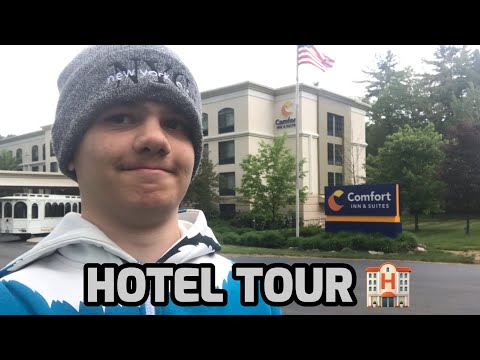 COMFORT INN & SUITES HOTEL TOUR + HOTEL ROOM TOUR