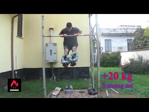 NO FALSE GRIP SLOW MUSCLE UP +32KG!!! (50%BW)...+crazy session!