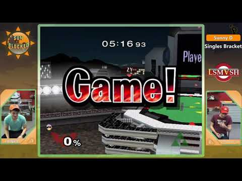 SunBlocked 6 Melee Singles: notgud (Sheik) Vs. Battery (Falcon) LS