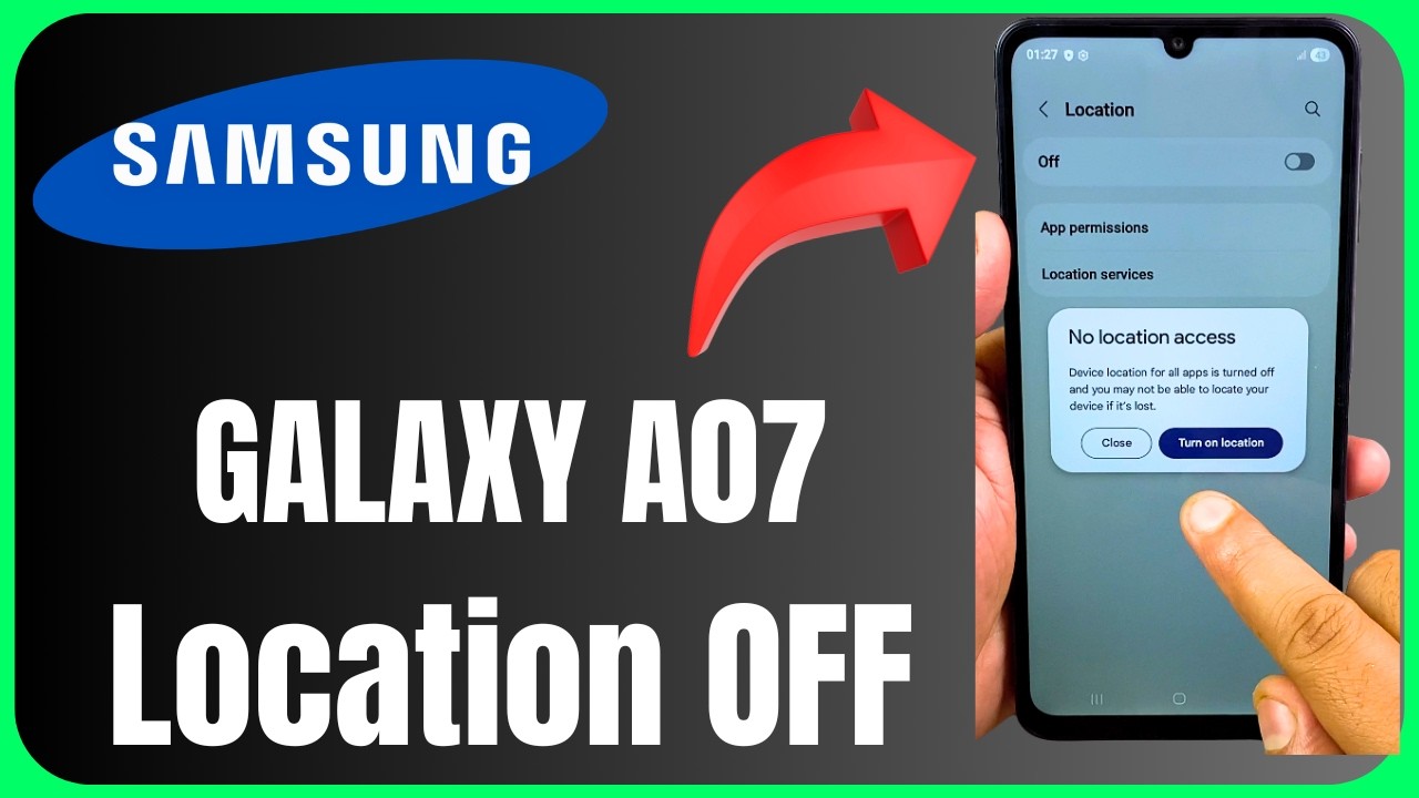 Is Your Galaxy A07 Location ON When You Think It's OFF?
