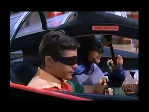Batman and Robin go to Drive-In for Bat-Burgers, Orangeades - 1966