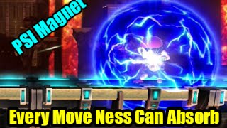 Every Move Ness Can Absorb in Super Smash Bros Wii U (Guide)