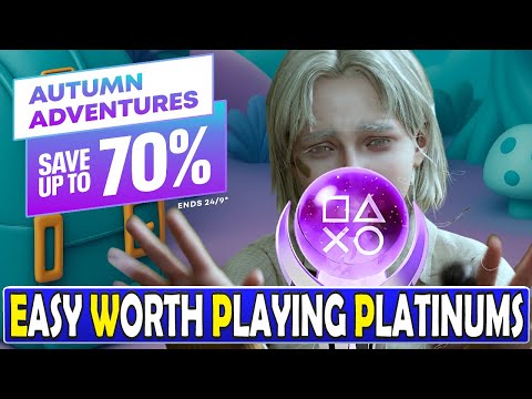 Easy Worth Playing Platinum Games PS4, PS5  - PSN Autumn Adventures Sale 2025