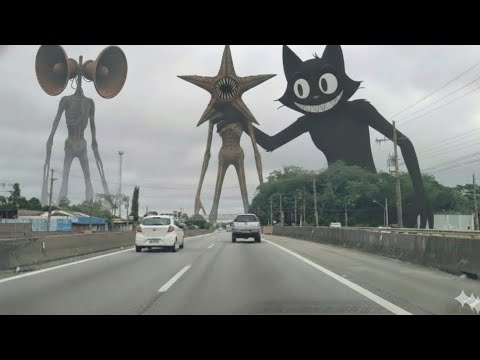 Siren Head is now SCP-173 (Never do this if the Demogorgon appears) Short Film