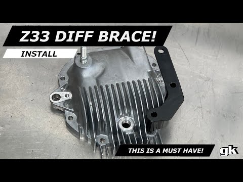 Gktech Z33 V35 G35 Diff Brace - Install