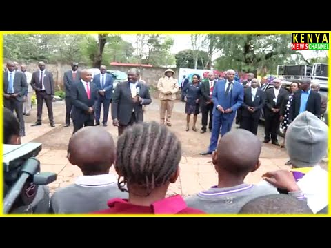 PRESIDENT RUTO SPEECH TODAY MOTIVATING KCPE CANDIDATES AT A PRIMARY SCHOOL IN KIBRA