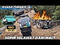 PERTOLONGAN TUHAN MEMANG NYATA ️Sopir Selamat Dari B4h4y4 Besar ️Detik Detik Truck T3rb4l1k ️