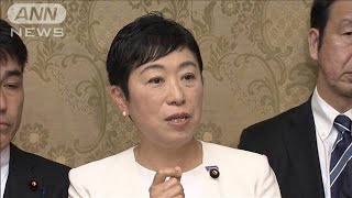 選択的夫婦別姓の法案を提出　他党の賛同なく立憲民主党が単独で(2025年4月30日)