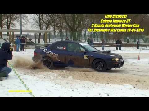 Filip Cichocki - Subaru Impreza GT - 2 Runda Królewski Winter Cup KWC - Tor Służewiec 19-01-2014
