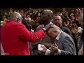 Bishop T D Jakes The Peaceable Transfer Of Power Lays Hands On Pastor Gary Jenkins Dr Jazz