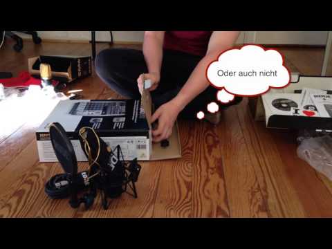 [Unboxing] Rode NT1-A und Behringer XENYX Q802USB