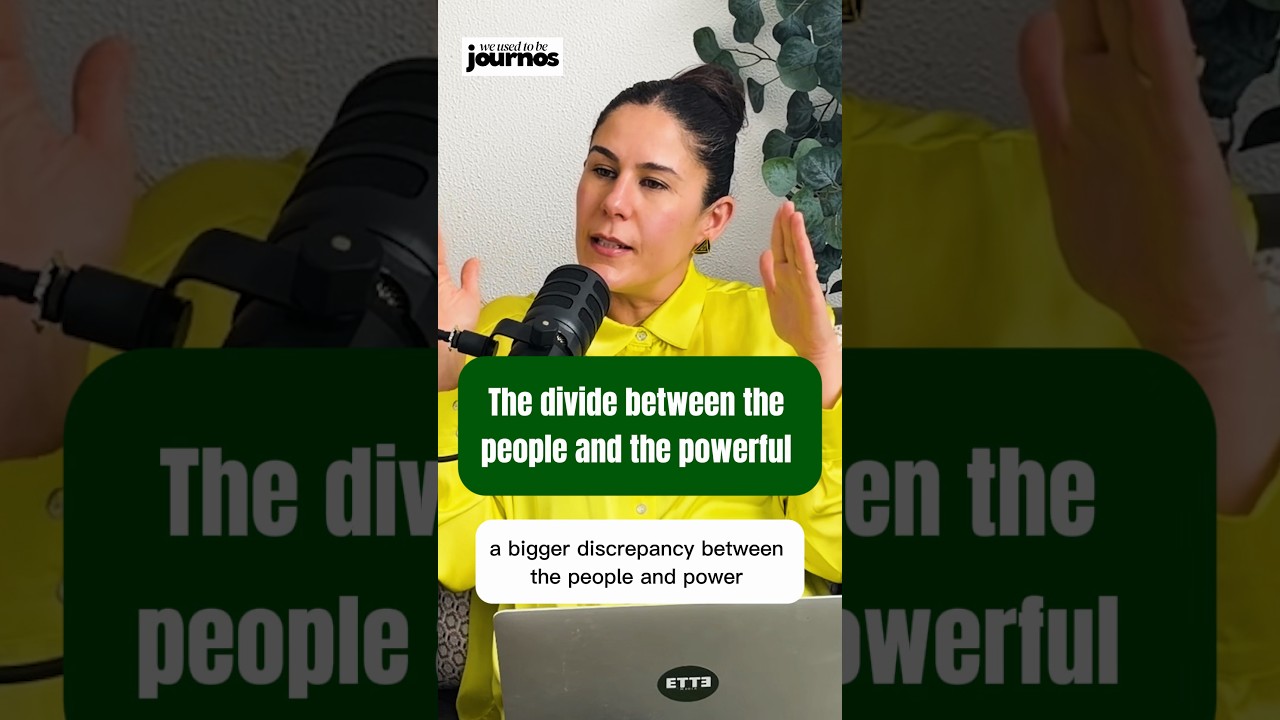 The divide between the people and the powerful