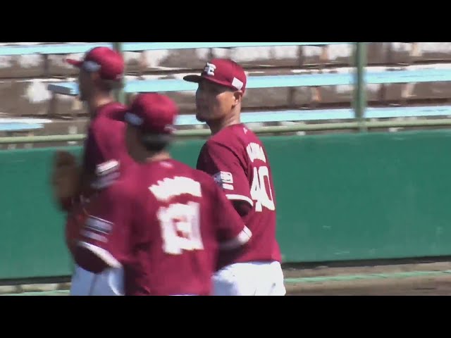 【みやざきPL】イーグルス・内間拓馬 素早い牽制でアウトを奪い、この回無失点の投球!!  2023年10月10日 中日ドラゴンズ 対 東北楽天ゴールデンイーグルス