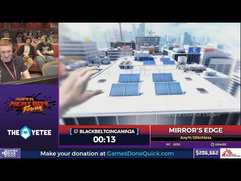 Mirror's Edge Any% Glitchless @ SGDQ 2017 by Blackbeltginganinja