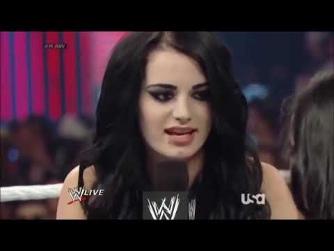 AJ Lee vs  Paiges' Raw Debut Title Match