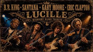 B.B. King • Santana • Gary Moore • Eric Clapton  – Lucille 🎸 | King Of The Midnight Blues Tribute