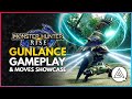 Monster Hunter Rise | New Gunlance Weapon Gameplay & Moves Showcase