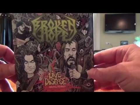 BROKEN HOPE: UNBOXING "LIVE DISEASE" DVD/CD DIGIPACK