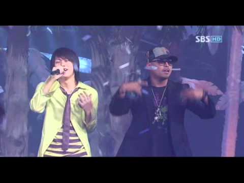 Heechul with Epik High on Inkigayo