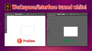 Illustrator workspace white color problem | How to fix white overprint problems in illustrator