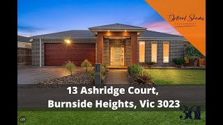 13 Ashridge Court, BURNSIDE HEIGHTS, VIC 3023