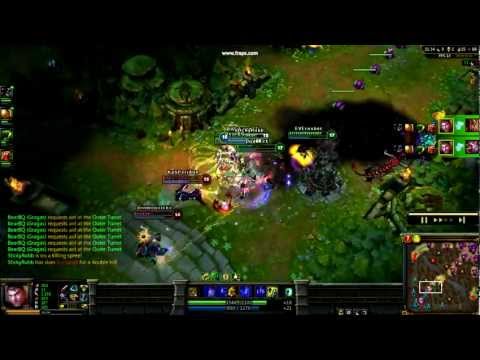 LoL - Quadrakill Jayce (first game) *HD*