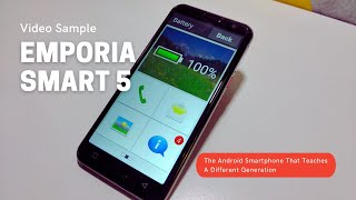 Emporia SMART 5 - The Smartphone Made For The Elderly!! - 1080p Video Sample
