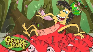 Beetle Invasion! 🪲🪲 | George of the Jungle | 1 Hour Full Episode Compilations | Cartoons For Kids