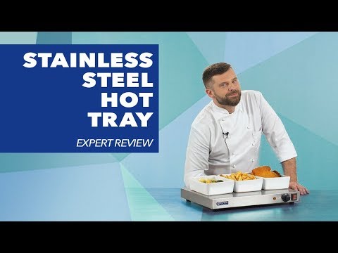 video - Warming tray - 250W - Stainless steel - 50cm