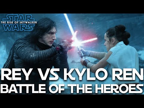 Star Wars: The Rise Of Skywalker Rey VS Kylo Ren "Battle Of The Heroes" Edition