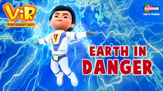 Download lagu Earth In Danger | ViR- The Robot Boy | Action Cartoon for Kids | Everyday 7 AM Onwards | Gubbare TV mp3